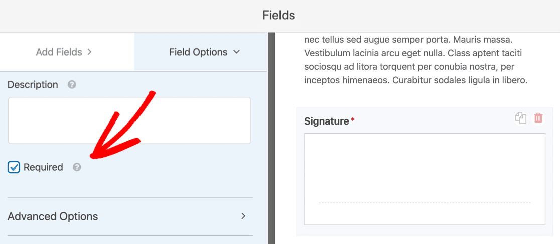 E-signature on online model release form