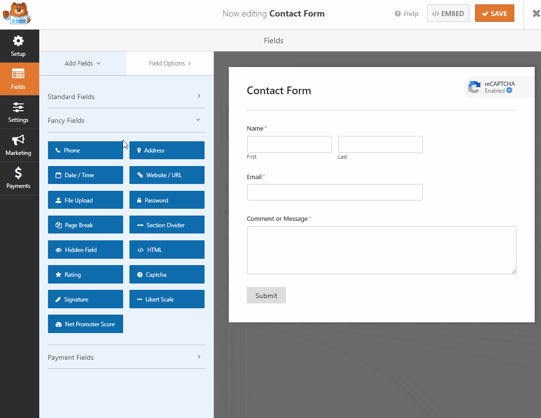 web form builder manual