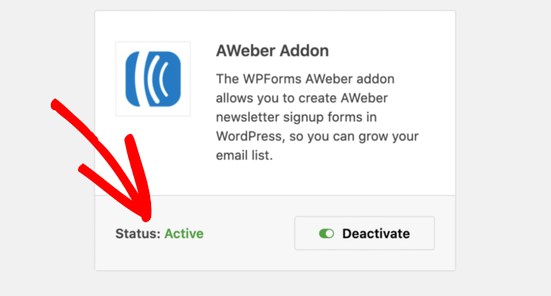 Active Addons On WPForms