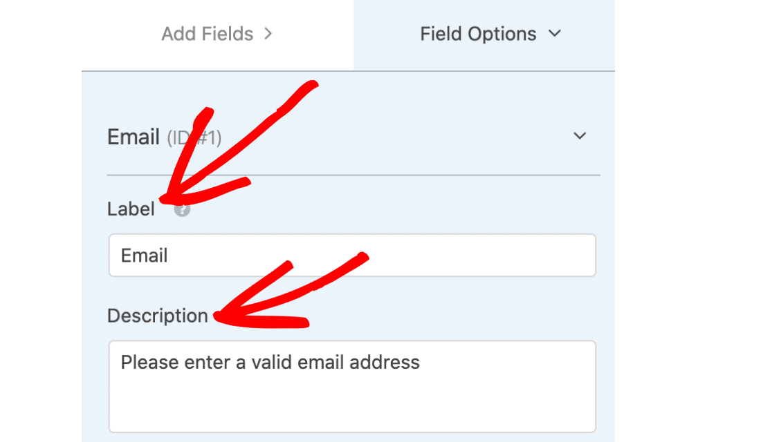 How to Add Extra Text and Descriptions to Forms