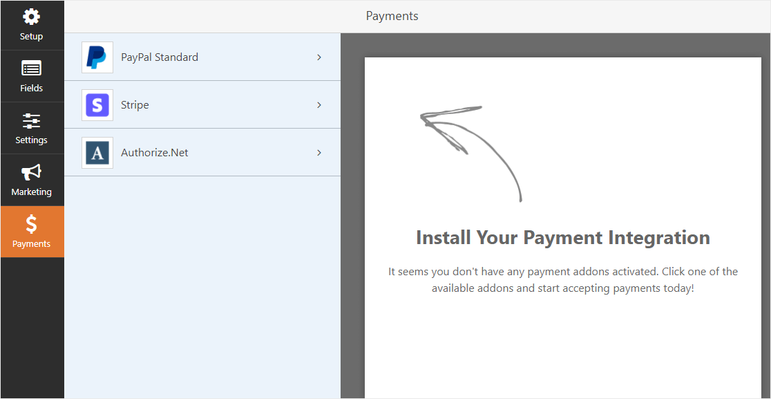 best paypal integrations wpforms form builder dashboard