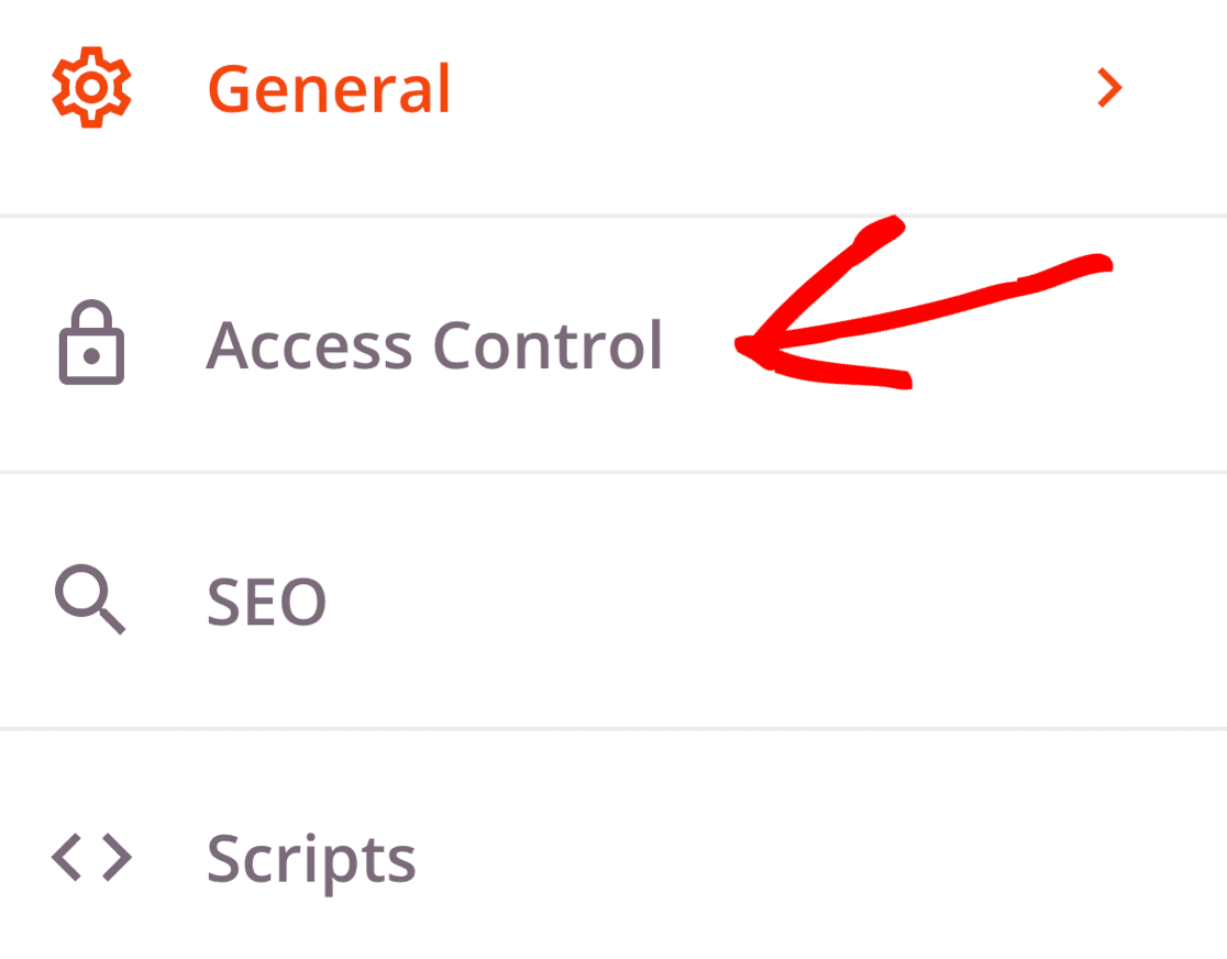 Control de acceso para tu próxima página en WordPress
