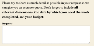 How to Add Extra Text and Descriptions to Forms