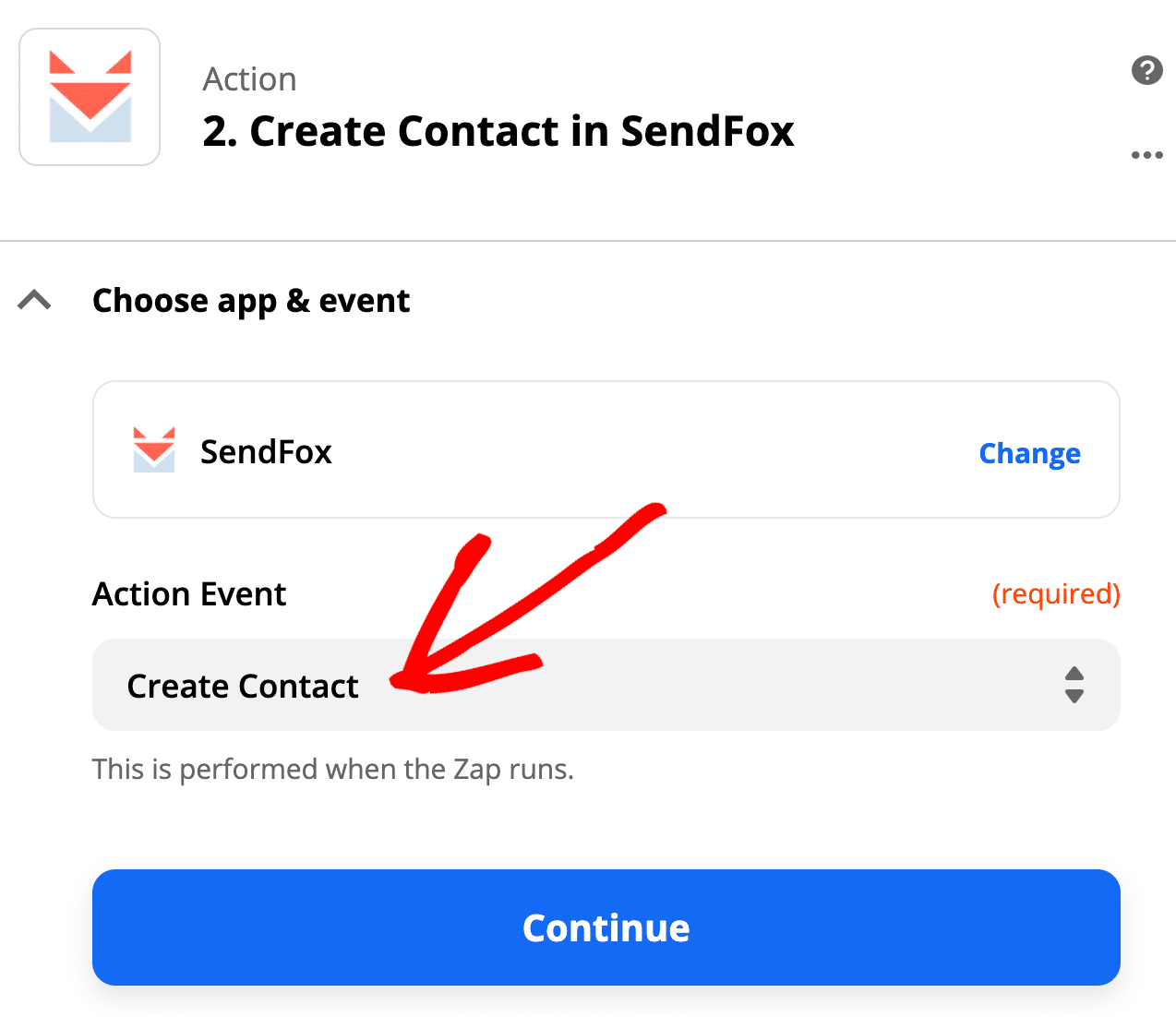 Create SendFox contact from WordPress form