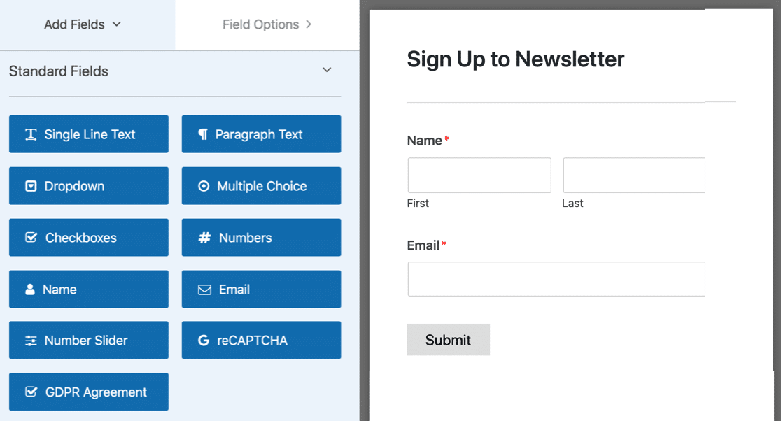 Edit SendFox WordPress newsletter signup form