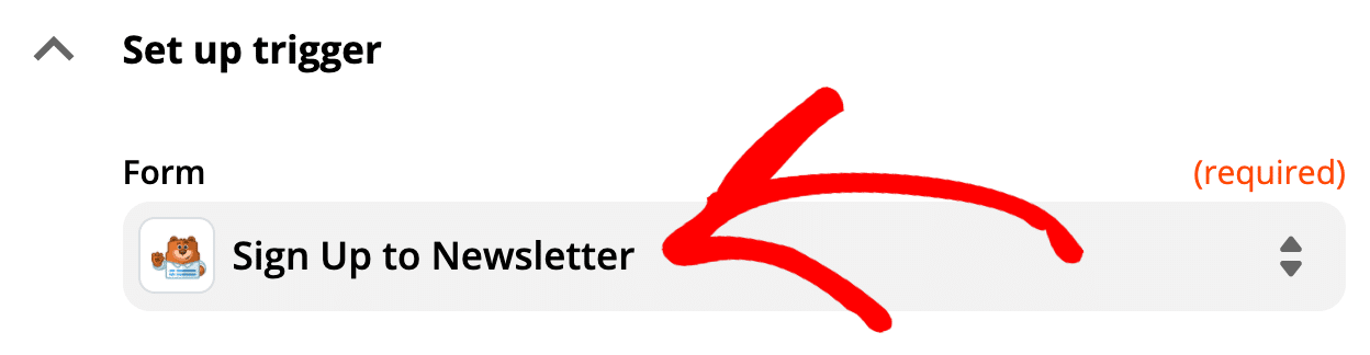 Selected WordPress SendFox form