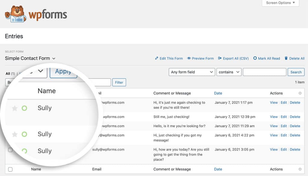 How To Overwrite Entries From Users Who Previously Submitted