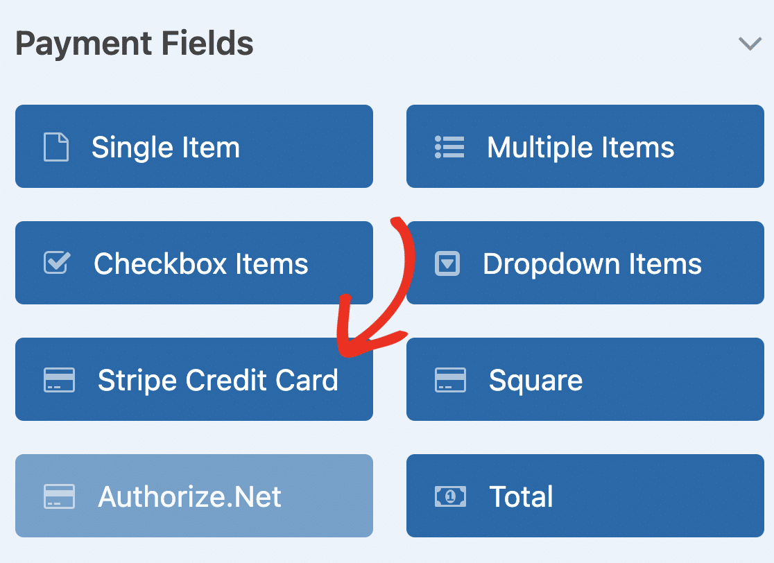 Adding a Stripe Credit Card field