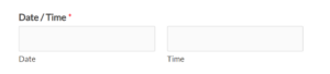 How to Customize the Date / Time Field in WPForms
