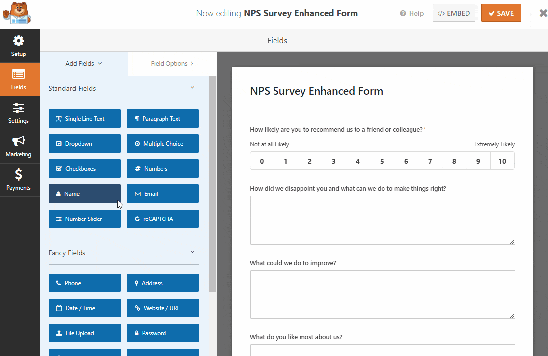 exit survey template