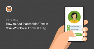 How to Add Form Placeholder Text