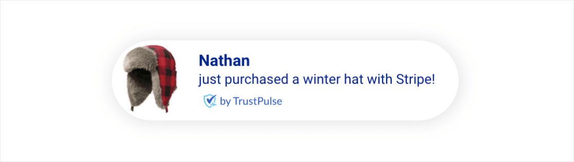 TrustPulse notification