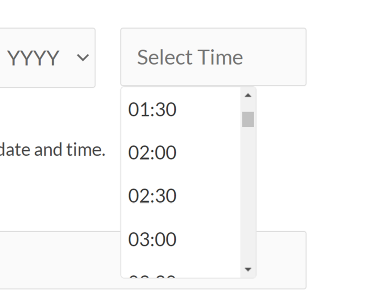 How to Customize the Date / Time Field in WPForms