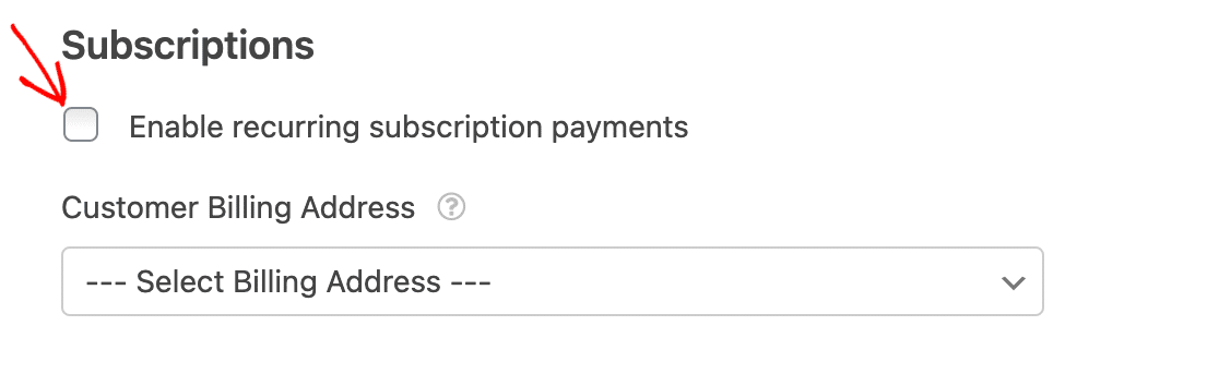 Enabling subscription payments for Authorize.Net