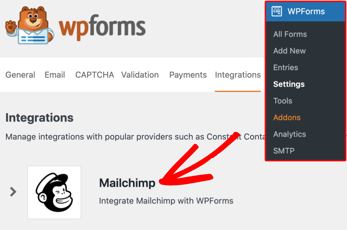 WPForms Mailchimp Integration