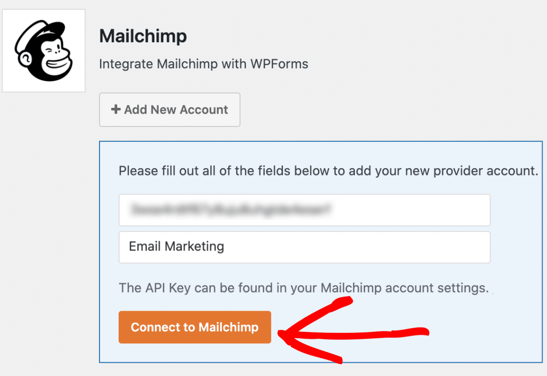 Connect To Mailchimp