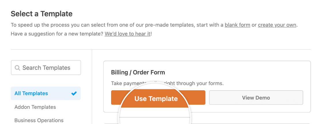 business card order form template