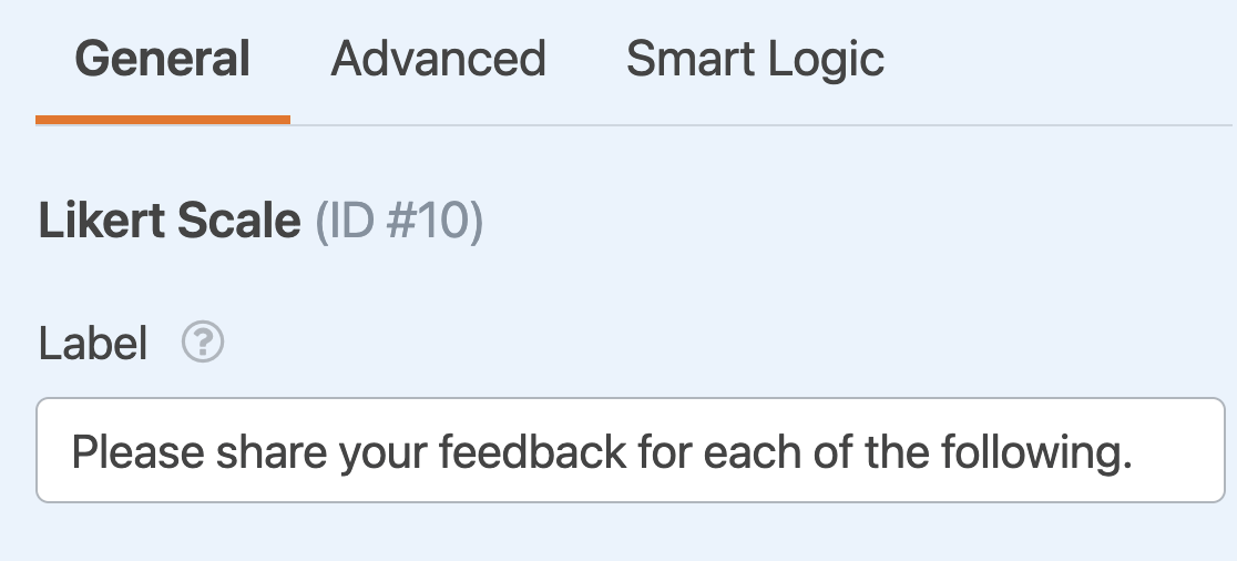 Adding a label to a Likert Scale