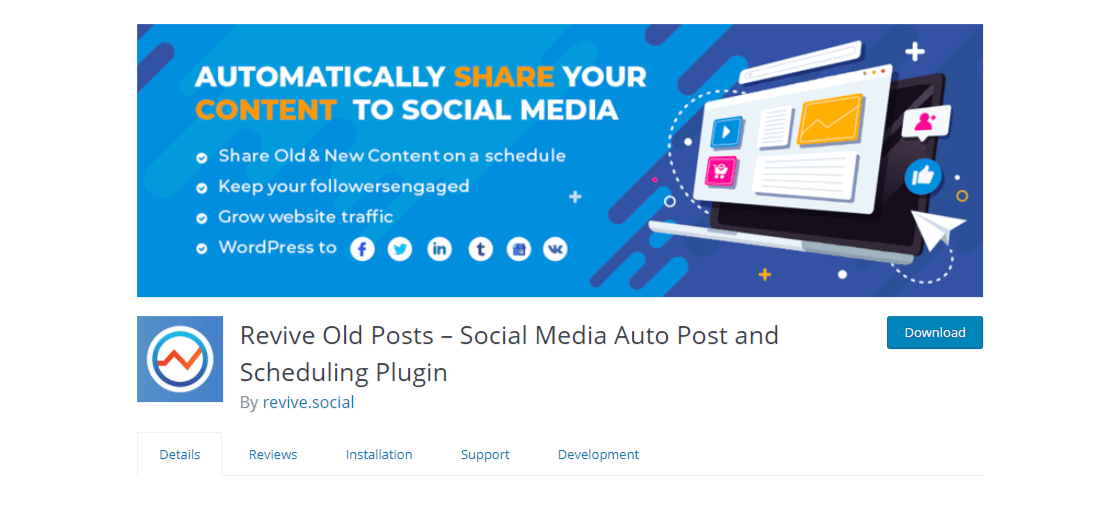 revive old posts best social media plugin