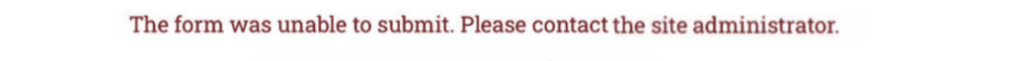 How to Change the Error Text for Failed Submissions