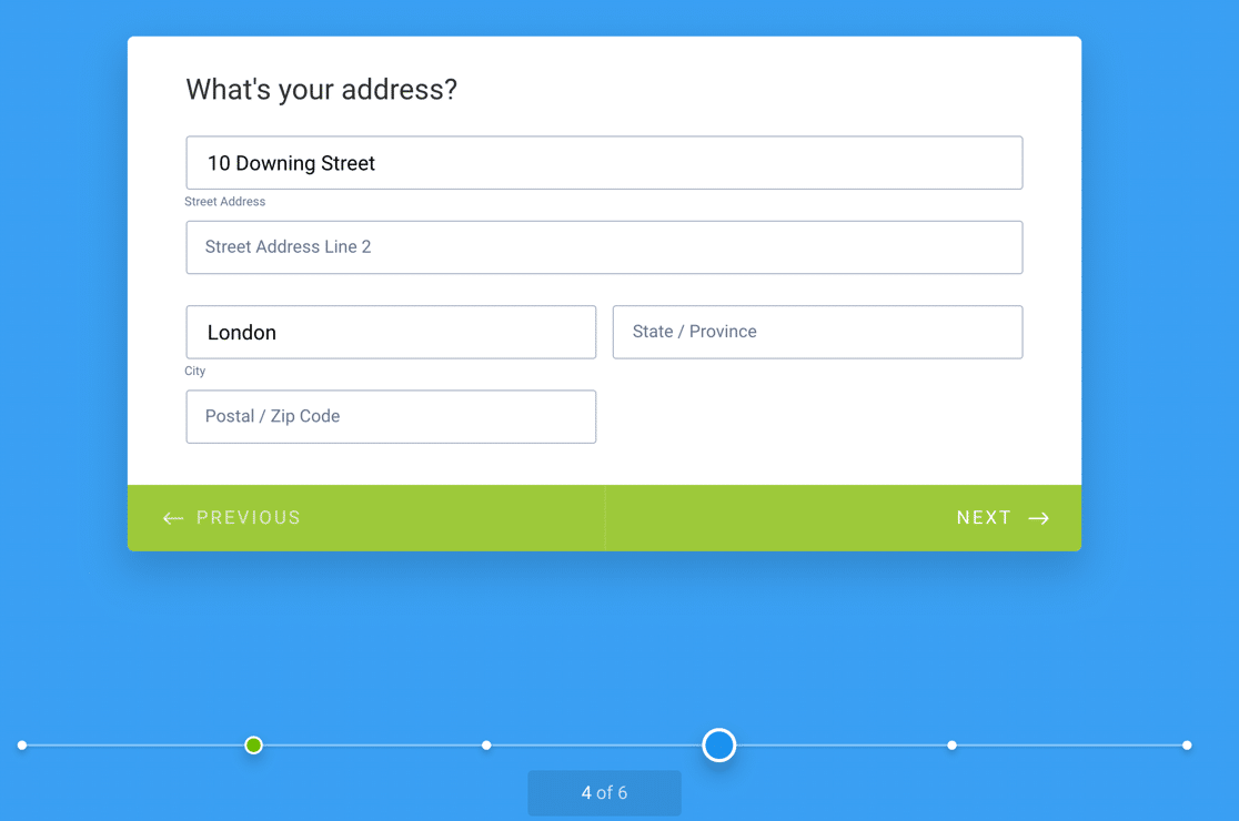 Complete conversational form in JotForm