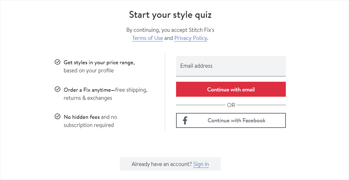 quiz results gated content