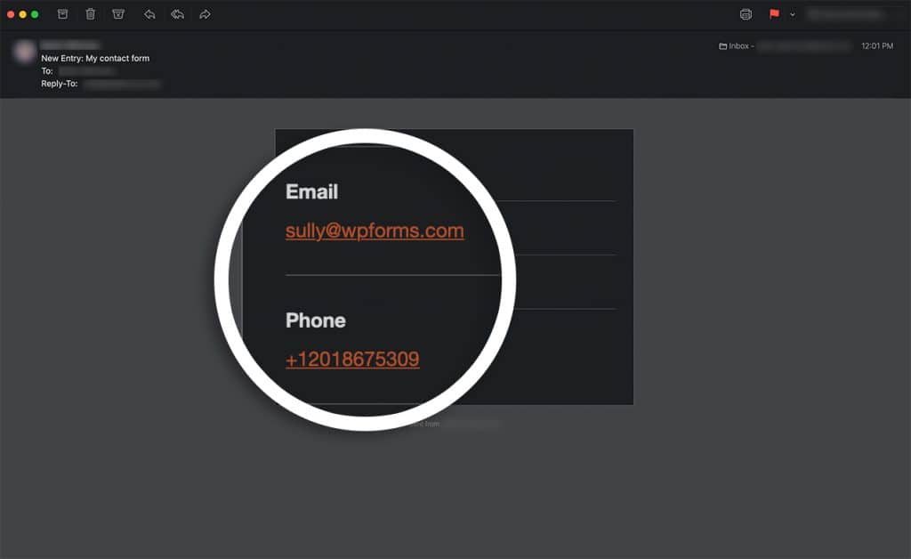 How to Make Phone Numbers a Link in Email Notifications