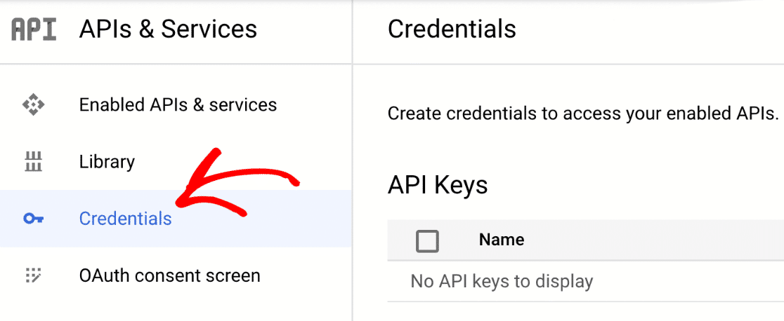 api credentials