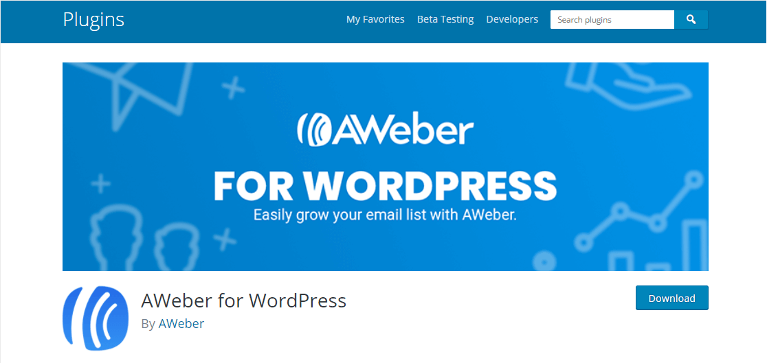 aweber for wordpress integration plugin