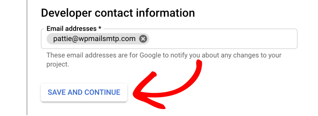 developer contact information gmail api