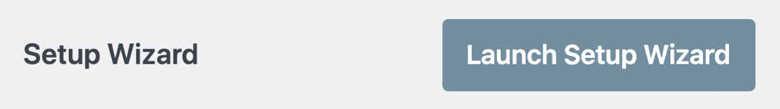 Launch Setup Wizard in WP Mail SMTP