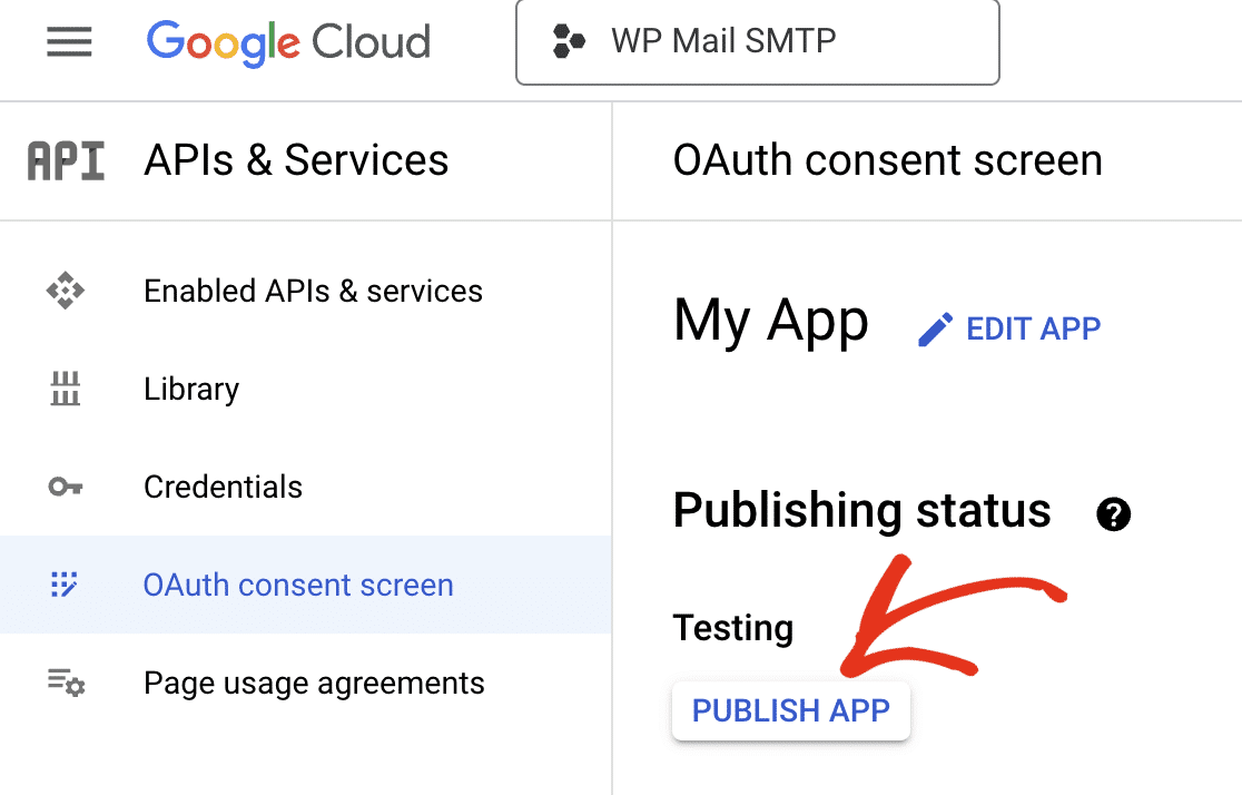 publish app