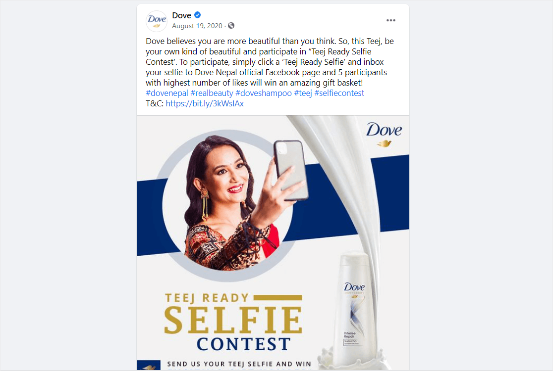 selfie contest