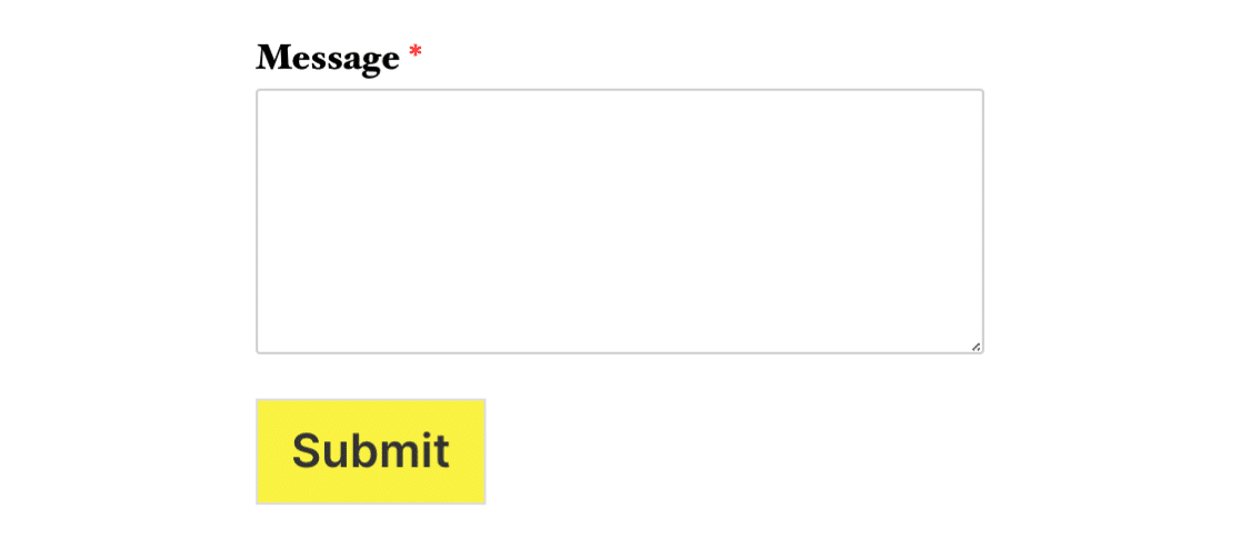 Yellow submit button