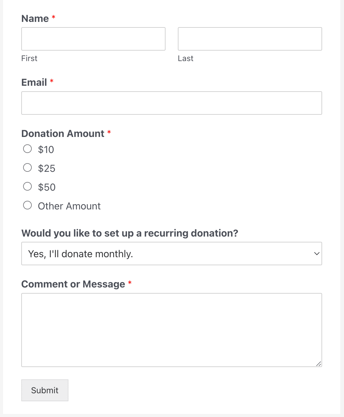 10 Useful Donation Form Templates (Charity & Nonprofit)