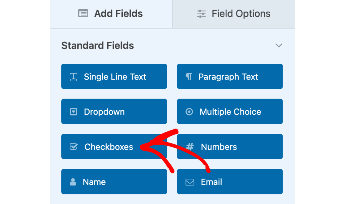 Add checkboxes to form