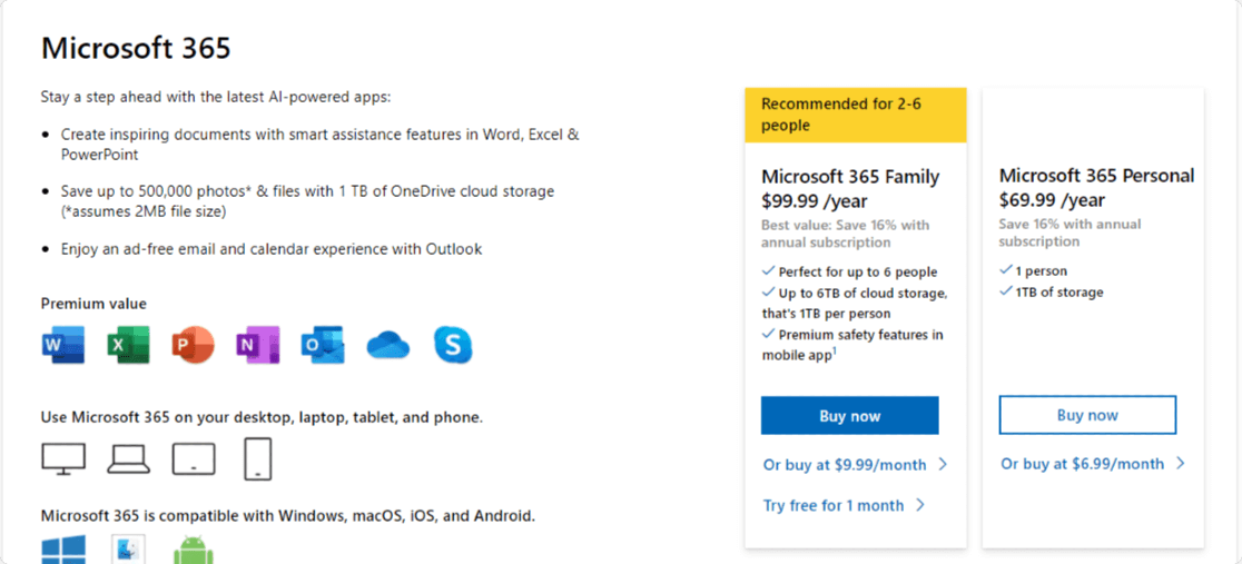 Microsoft Forms pricing