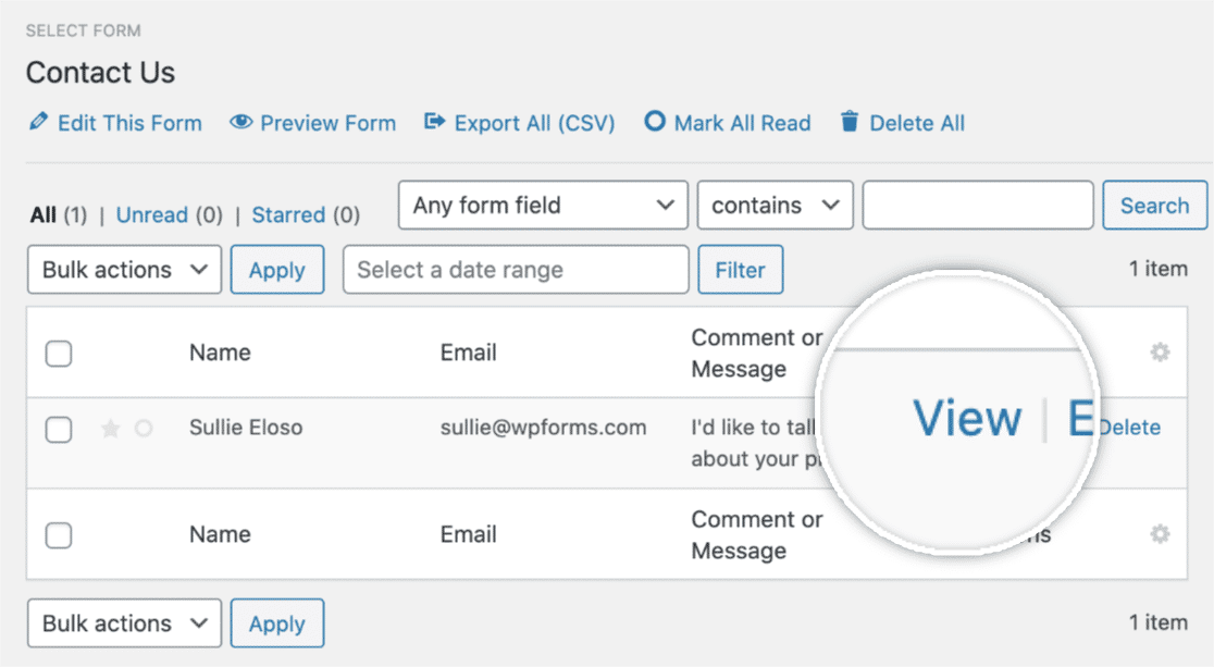 single user's journey details in wpforms