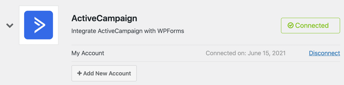 ActiveCampaign form settings