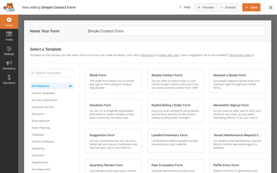 Introducing WPForms 1.6.8 Refreshed Form Builder + New Templates