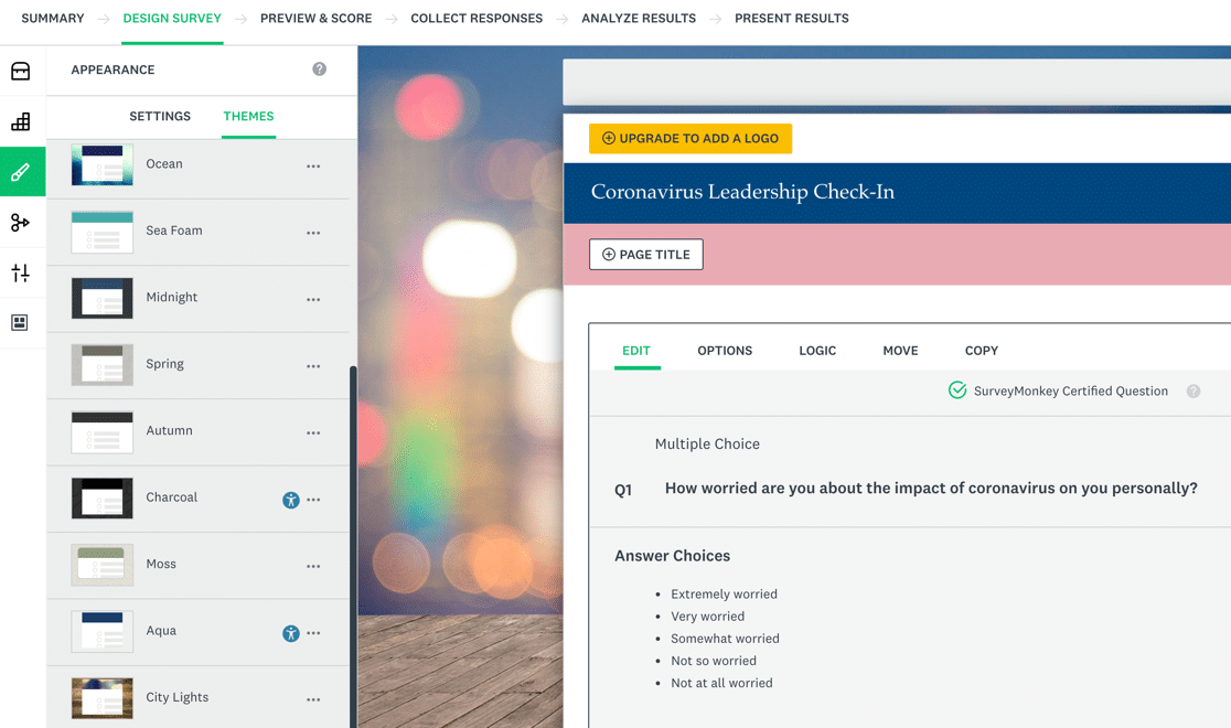 SurveyMonkey templates