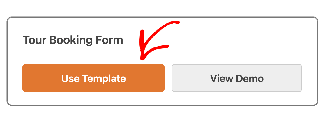 Selecting a template from the form library