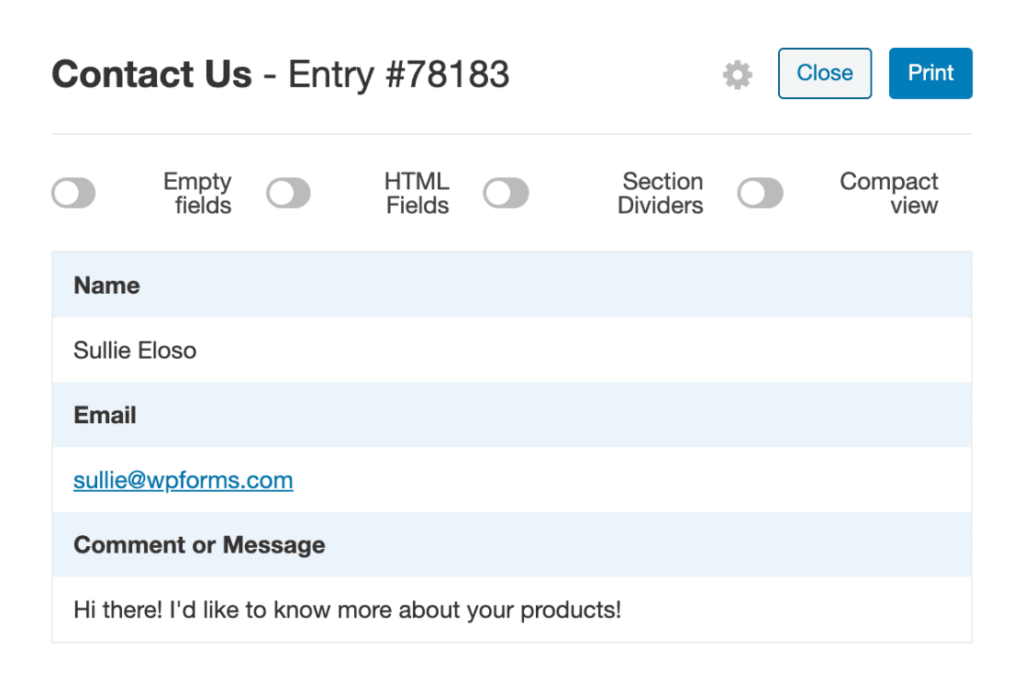 Options-for-printing-entries - WPForms