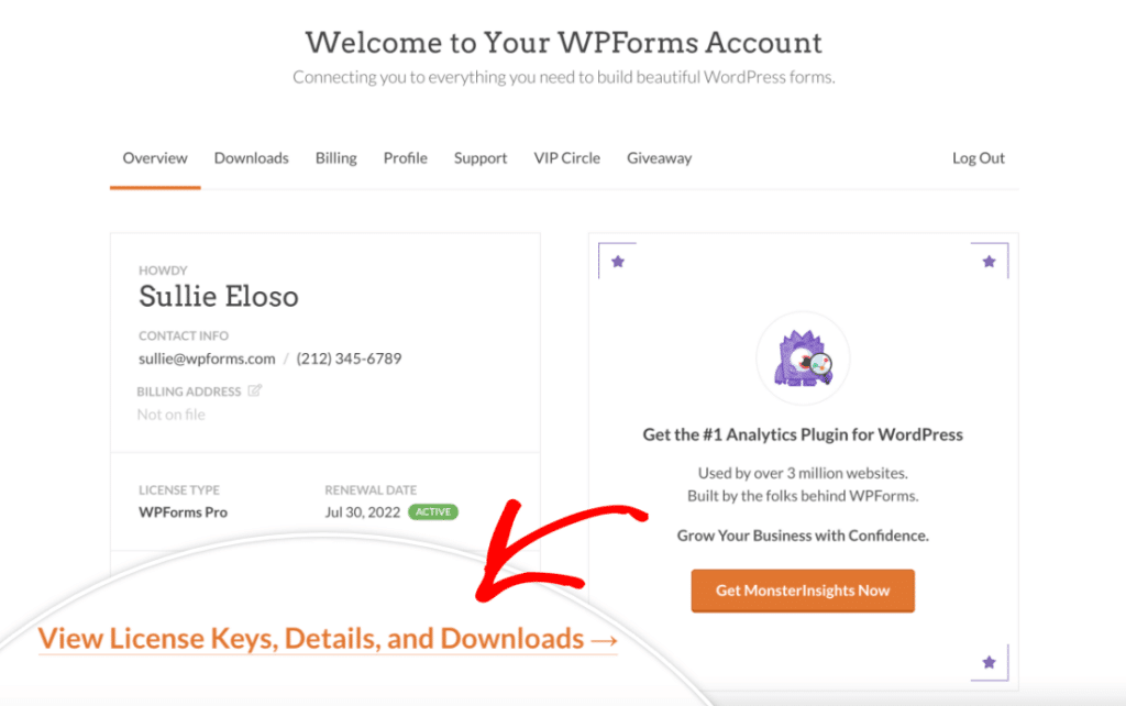 How To Find Your Wpforms License Details How To Find Your Wpforms License Details