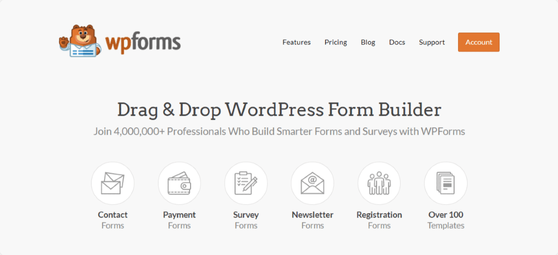wordpress voting plugin: WPForms