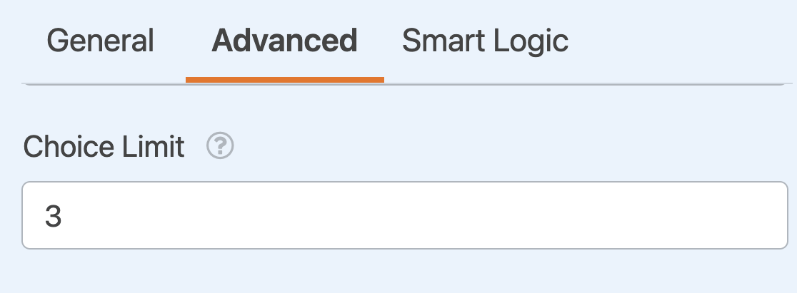 Setting a Checkboxes field choices limit