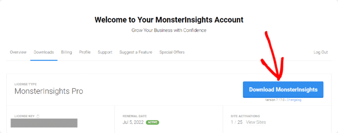 download monsterinsights