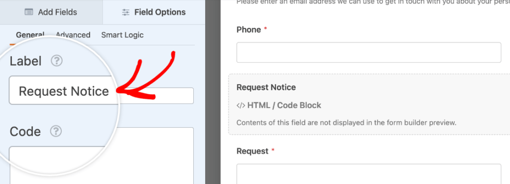 Using the HTML Field