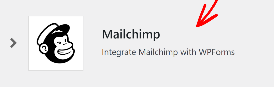 Mailchimp Integration settings