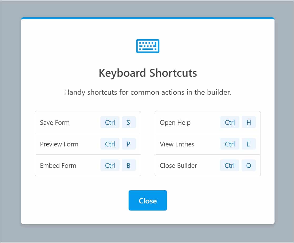 shortcuts in wpf